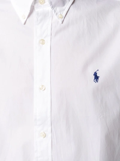 Shop Polo Ralph Lauren Poplin Shirt In White