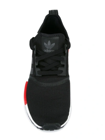Shop Adidas Originals Nmd_r1 "bred Pack" Sneakers In Black