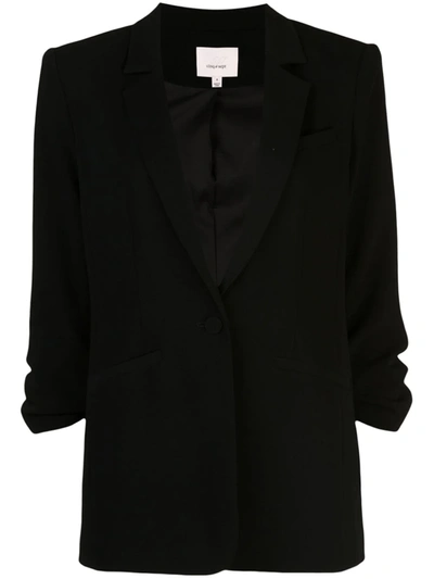 Shop Cinq À Sept Crepe Khloe Blazer In Black