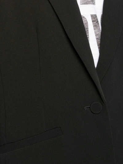 Cinq À Sept Cheyenne Ruffle-cuff Blazer Jacket In Black