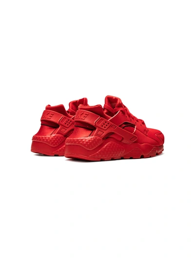 Shop Nike Huarache Run Sneakers In Red