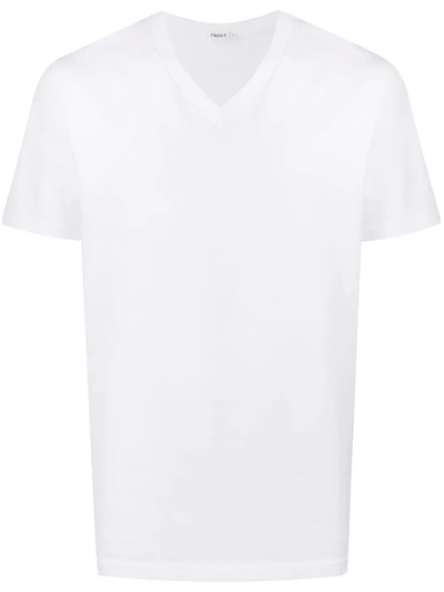 Shop Filippa K V-neck T-shirt In White