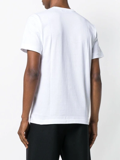 Comme Des Garçons Play Heart-print Cotton-jersey T-shirt In White