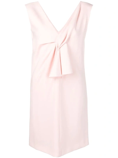 Shop Lanvin V-neck Short Dress In Pink
