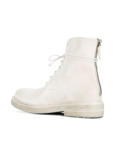 Marsèll White Parrucca Boots In White