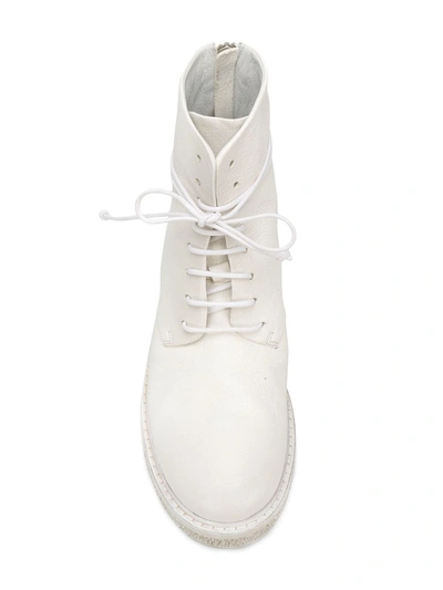 Marsèll White Parrucca Boots In White