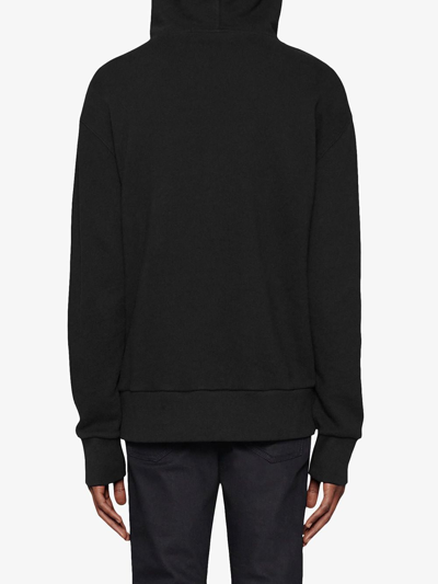 Shop Gucci Hooded Sweatshirt With Interlocking G In Black