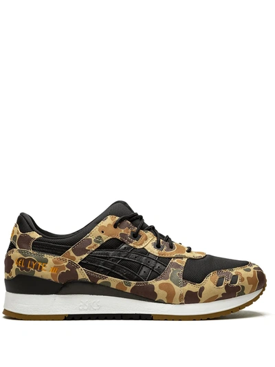 Shop Asics X Atmos Gel-lyte 3 "duck Camo" Sneakers In Brown