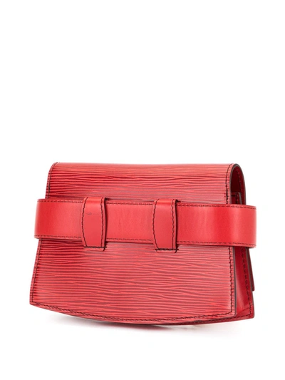 Pre-owned Louis Vuitton 1991  Tilsitt Belt Bag In Red