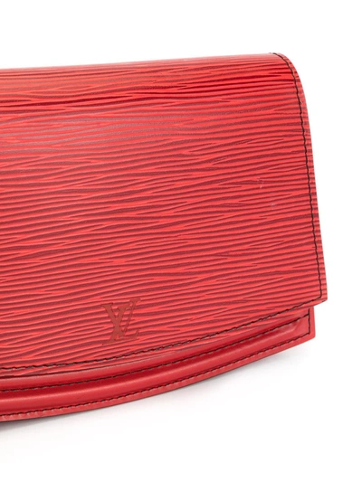 Pre-owned Louis Vuitton 1991  Tilsitt Belt Bag In Red