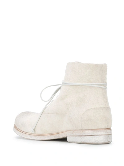Shop Marsèll Dodone Ankle Boots In White