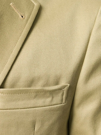Shop Thom Browne 4-bar Unconstructed Single-breasted Jacket In Neutrals