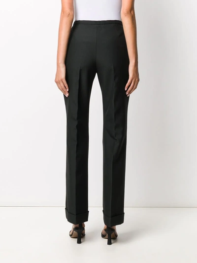 Philosophy Di Lorenzo Serafini High-waisted Trousers In Black