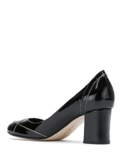 Shop Sarah Chofakian Swam Pumps In Black