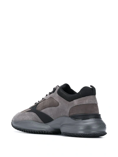 Shop Hogan Interaction Low-top Sneakers In Grey