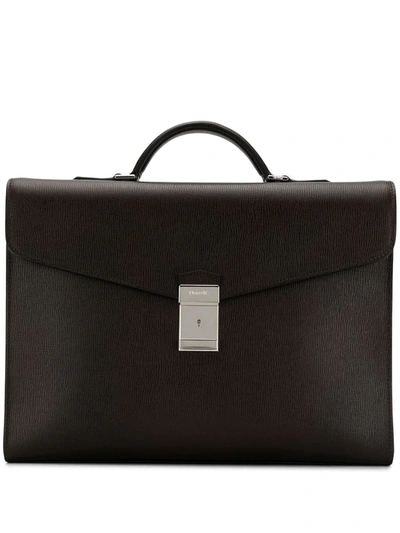 Shop Church's Warwick Logo Engraved Briefcase In Black