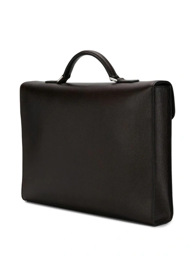 Shop Church's Warwick Logo Engraved Briefcase In Black