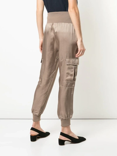 Shop Cinq À Sept Giles Cargo Trousers In Brown