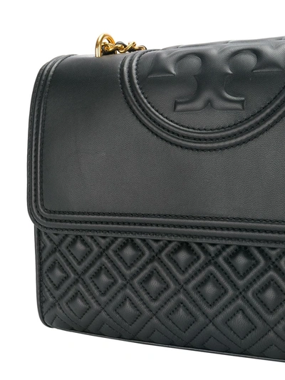 Shop Tory Burch Fleming Convertible Shoulder Bag In Black