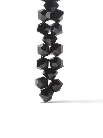 Simone Rocha Bead-emellished Drop Earrings In Jet Black