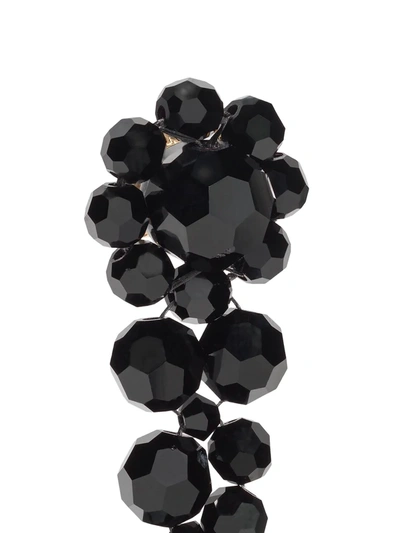 Simone Rocha Bead-emellished Drop Earrings In Jet Black