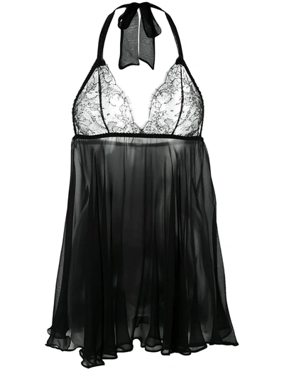 Shop Gilda & Pearl Ava Babydoll In Black