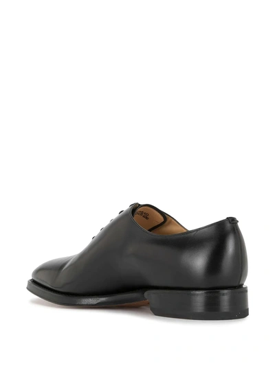 Shop Bally Scolder Leather Oxford Shoes In Black