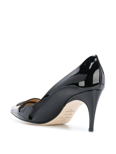 Sergio Rossi Pointed Bow Pumps In Black
