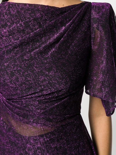 TALBOT RUNHOF TABITA半透明上衣 - 紫色
