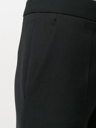 Shop Stella Mccartney Tailored Flared Trousers In Black