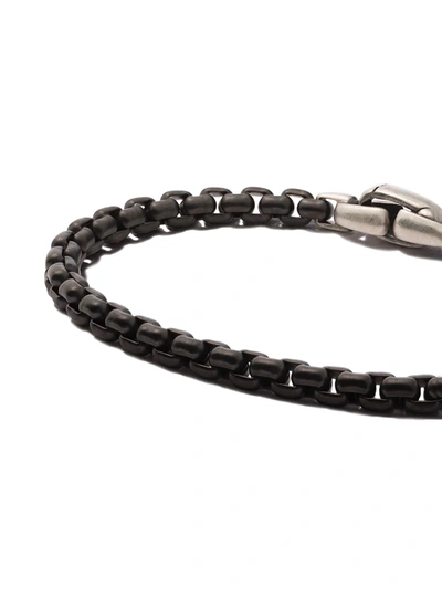 David Yurman Sterling Silver Large Box Chain Bracelet In Cx