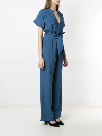 Olympiah Laurier Paperbag Waist Trousers In Blue