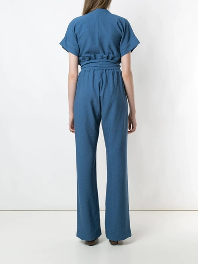 Olympiah Laurier Paperbag Waist Trousers In Blue