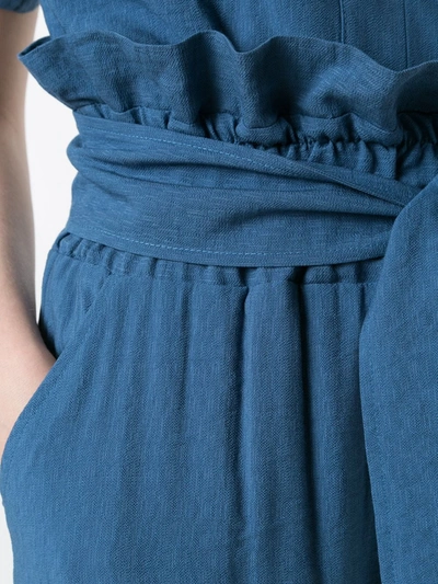 Olympiah Laurier Paperbag Waist Trousers In Blue