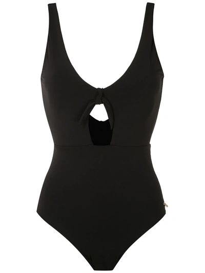 Shop Brigitte Cut Out Swimsuit In Black