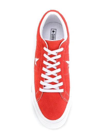 Shop Converse One Star Sneakers In Red