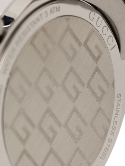 Shop Gucci Grip 35mm Watch In Silber
