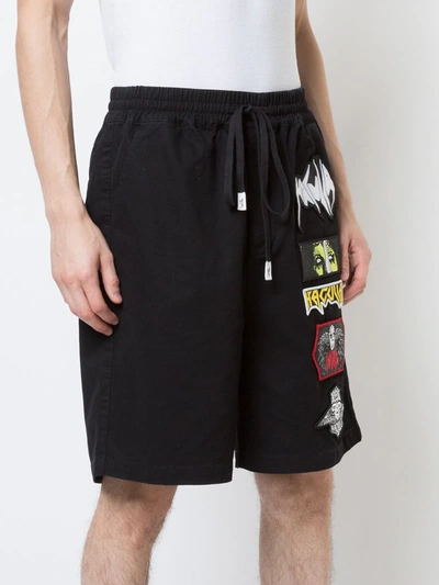 Shop Haculla Mad Max Track Shorts In Black