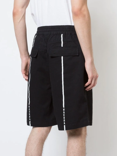 Shop Haculla Mad Max Track Shorts In Black