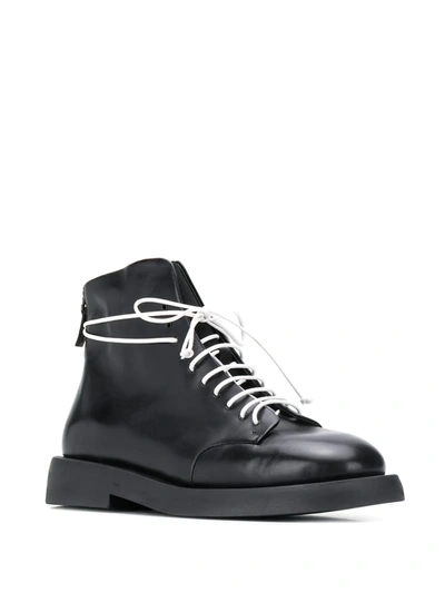 Marsèll Lace-up Ankle Boots In Black
