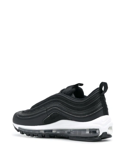 Nike Air Max 97 Leather Sneakers In Black