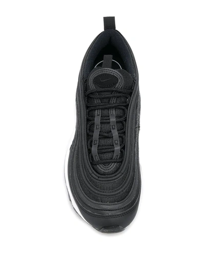 Nike Air Max 97 Leather Sneakers In Black