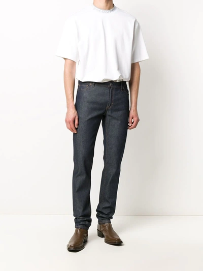 Shop Acne Studios North Slim-fit Jeans In Blue