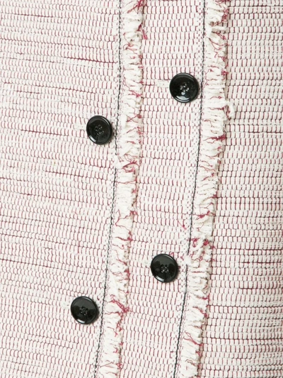 Shop Proenza Schouler Button Detailing Skirt In Red