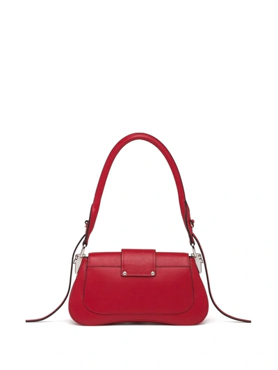 Shop Prada Sidonie Shoulder Bag In Red