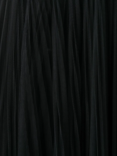 Shop Dolce & Gabbana Tulle Midi Skirt In Black