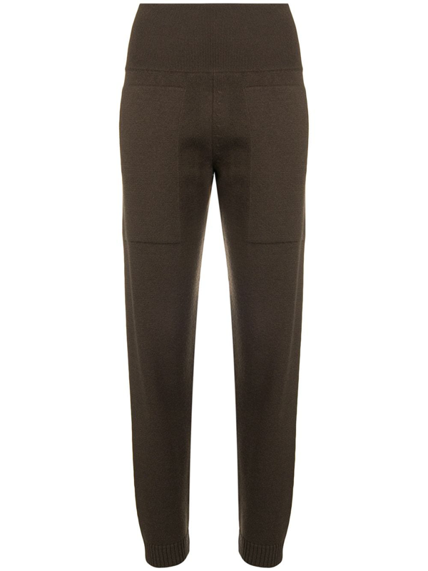 Hermès Pre-Owned knitted trousers - Brown