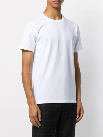Shop Filippa K Fitted Crew Neck T-shirt In White