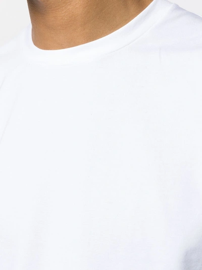 Shop Filippa K Fitted Crew Neck T-shirt In White