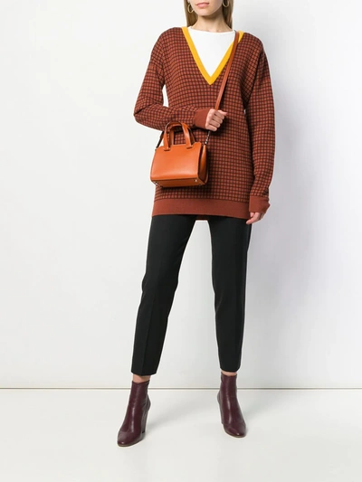 Valextra Passepartout Tote In Brown